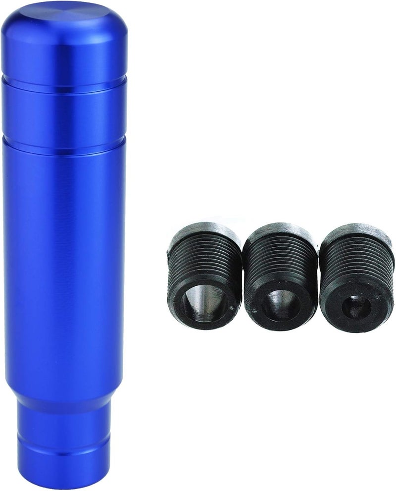Abfer Metal Heavy Shift Knob, 5" Aluminum Alloy Weighted Gear Lever Stick Shifter Handle Fit Most Automatic Manual Vehicle (Blue) - Image 4